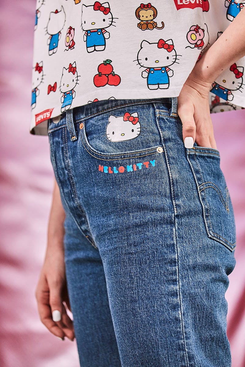 levi's x hello kitty hoodie